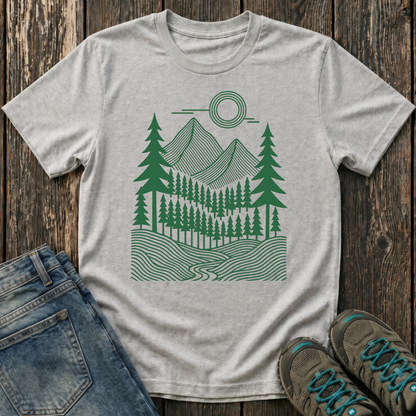 Children's Geometric Pines T-shirt