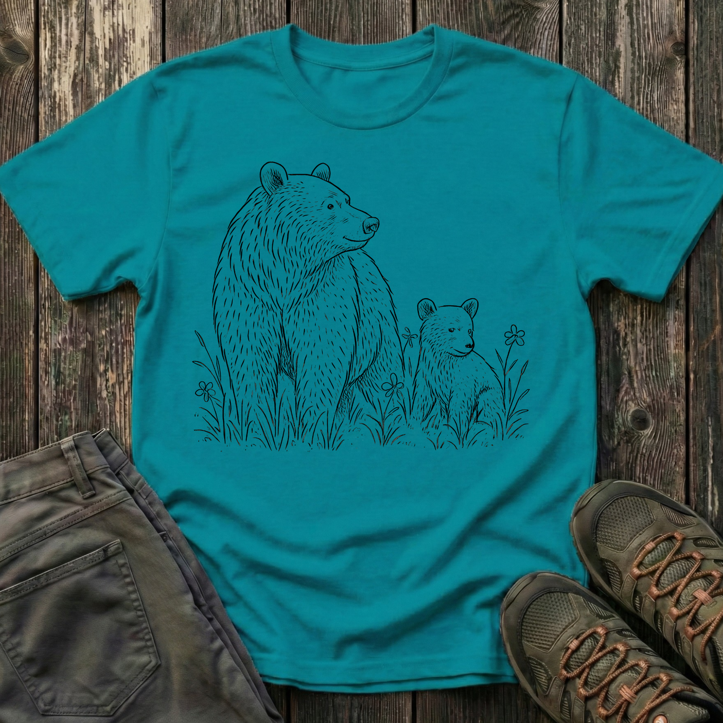 Mama and Cub Playtime T-shirt