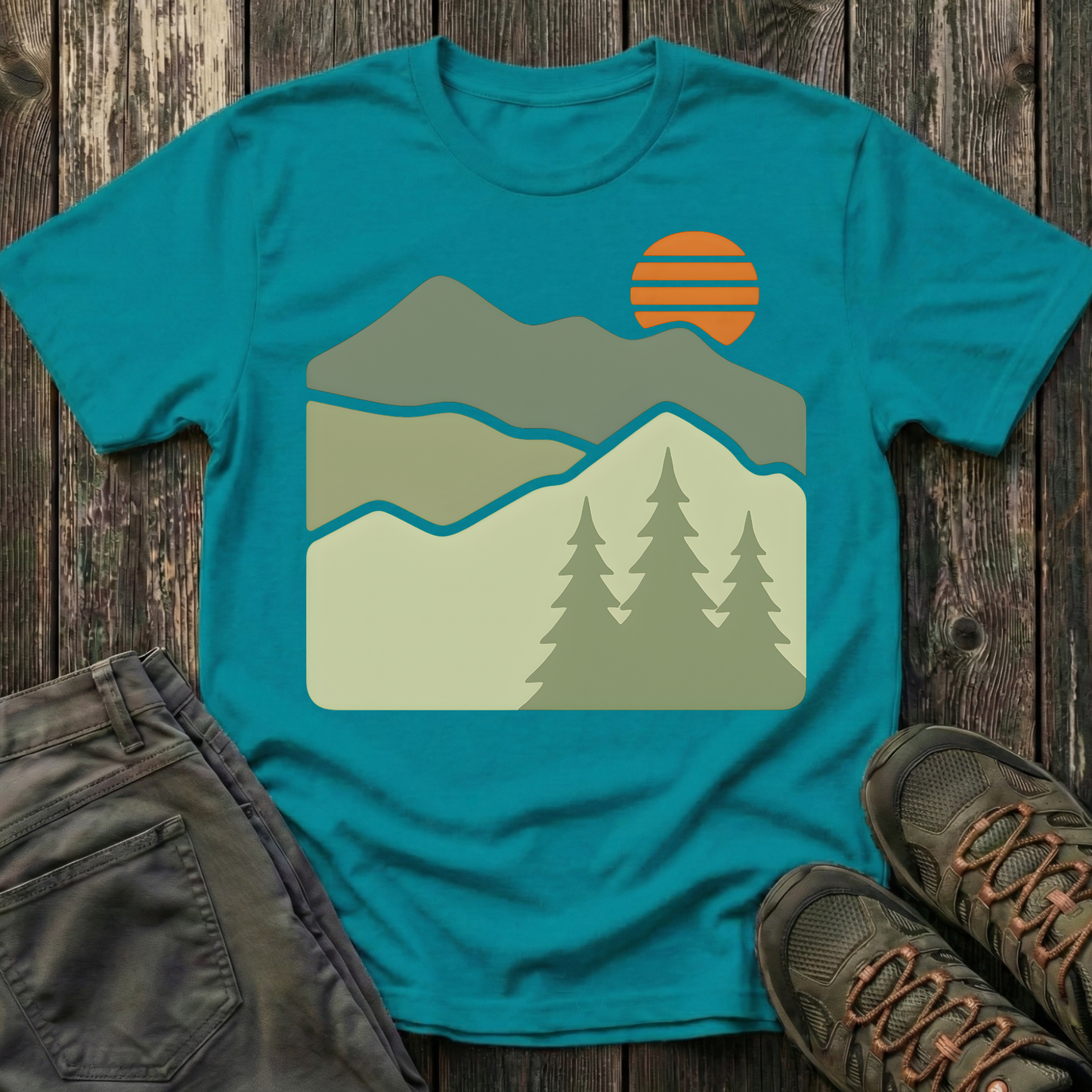 Retro Sun Rising T-shirt