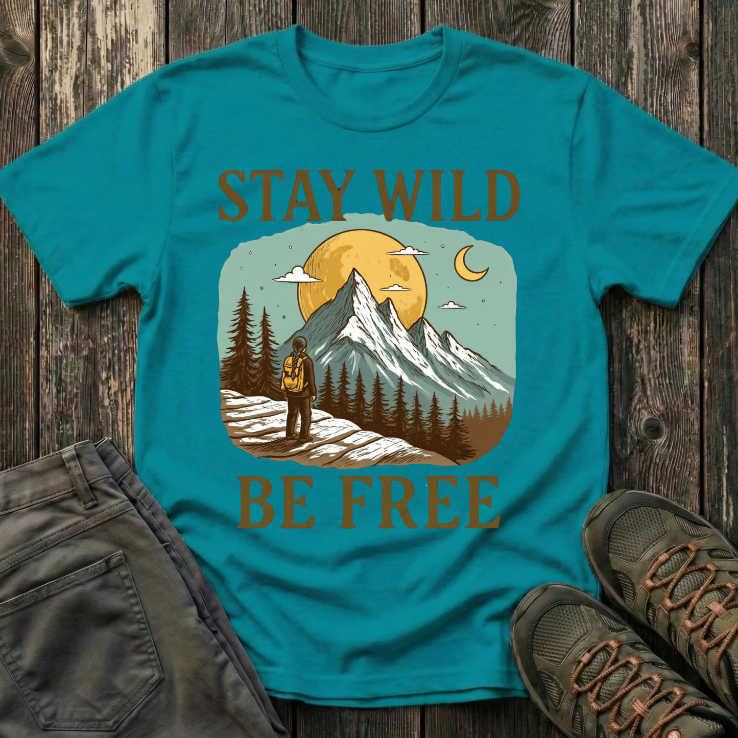 Stay Wild & Be Free Woman's T-shirt
