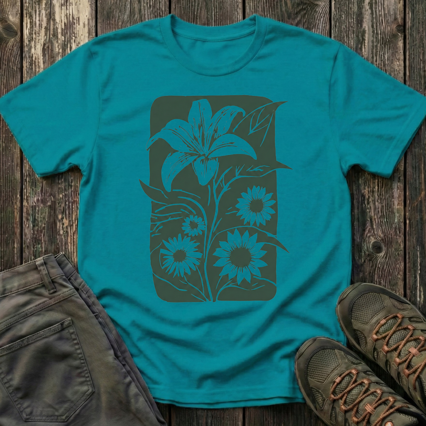 Lily and Friends Ink Print T-shirt