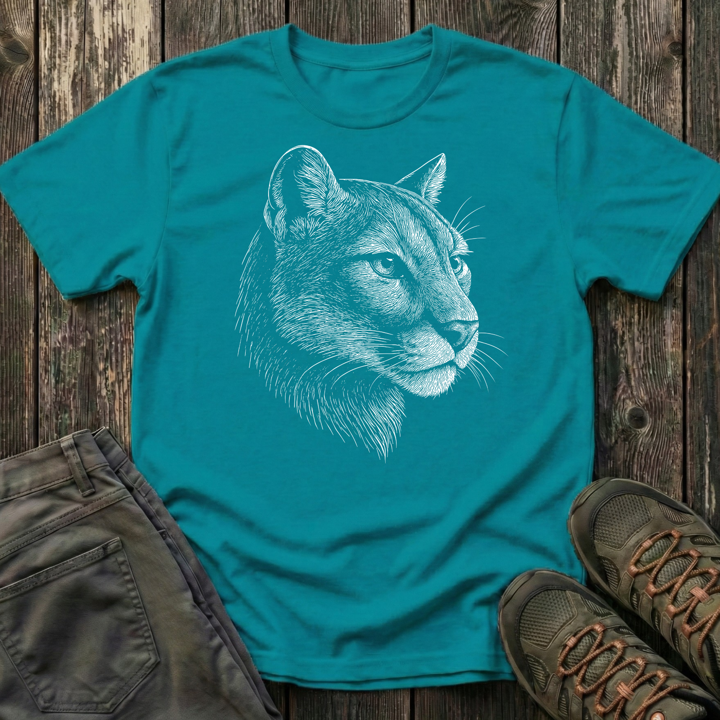Mountain Lion Portrait T-shirt
