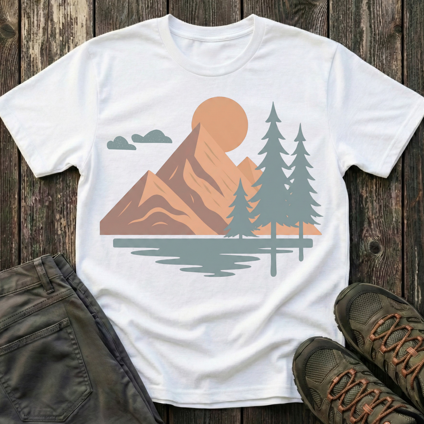Mountain Landscape Serenity T-shirt
