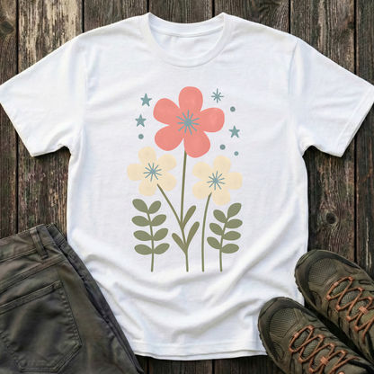 Stars And Flowers T-shirt