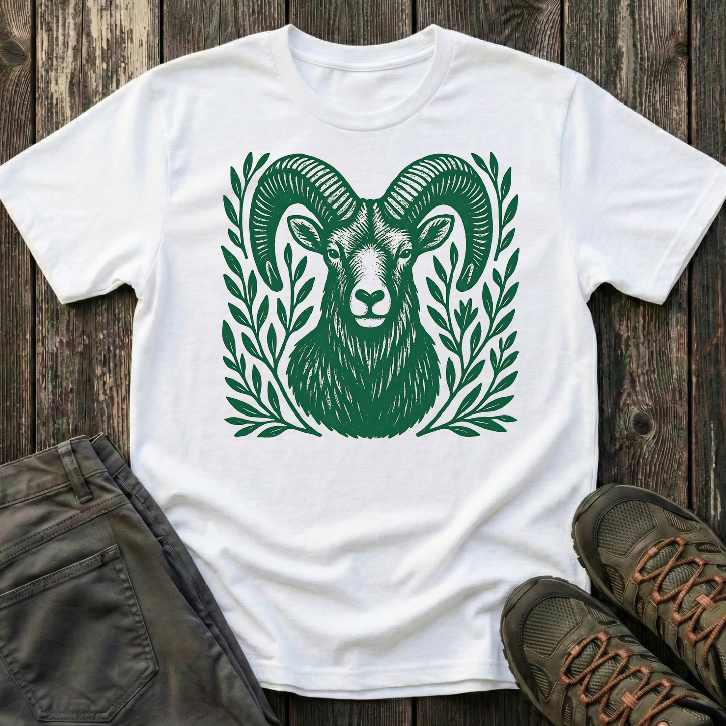 Bighorn Sheep Portrait T-shirt