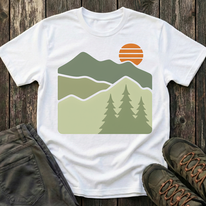 Retro Sun Rising T-shirt