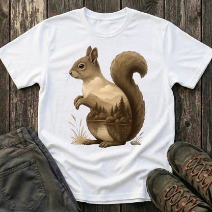 Squirrel Inner Landscape T-shirt