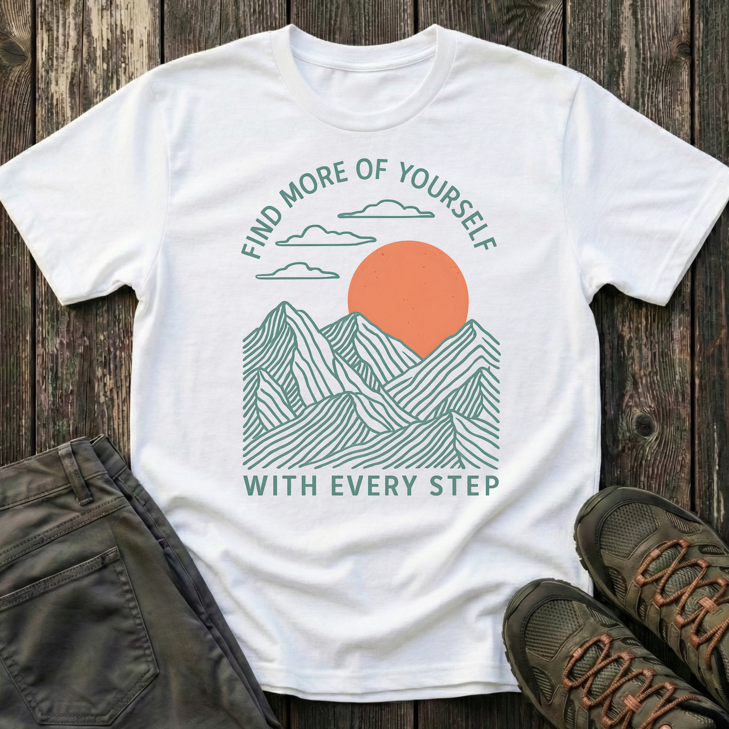 Find Yourself With Every Step T-shirt