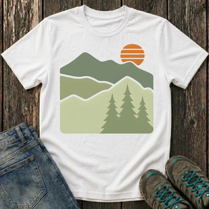 Children’s Retro Sun Rising T-shirt
