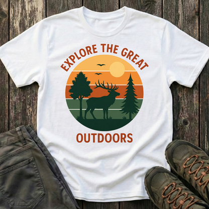 Retro Explore the Great Outdoors T-shirt