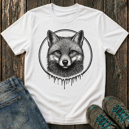 Children's Fox Portrait T-shirt