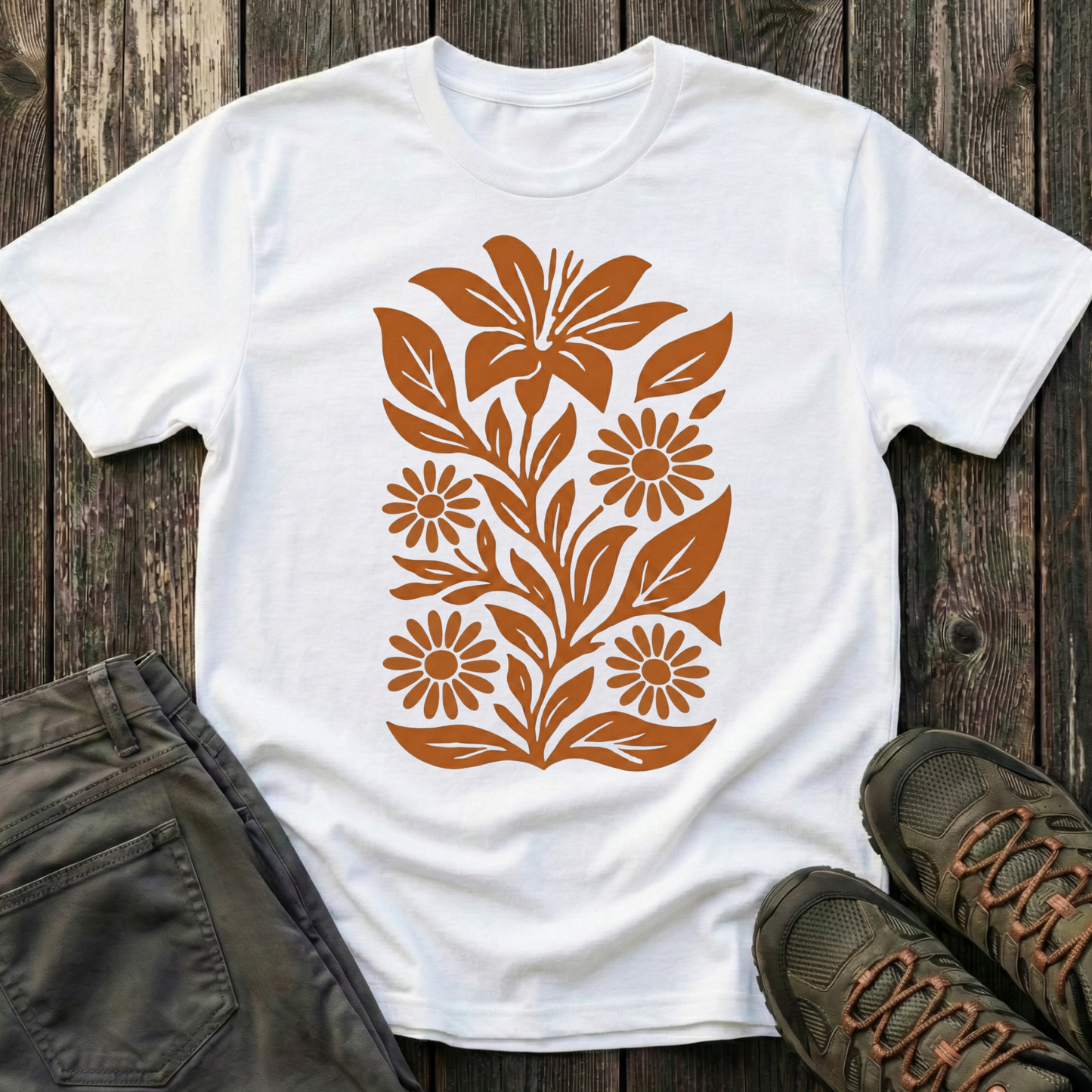Daylily and Friends Ink Print T-shirt
