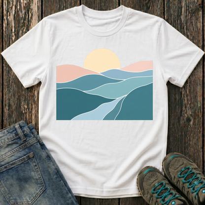 Children’s Sunset Over Rolling Hills T-shirt