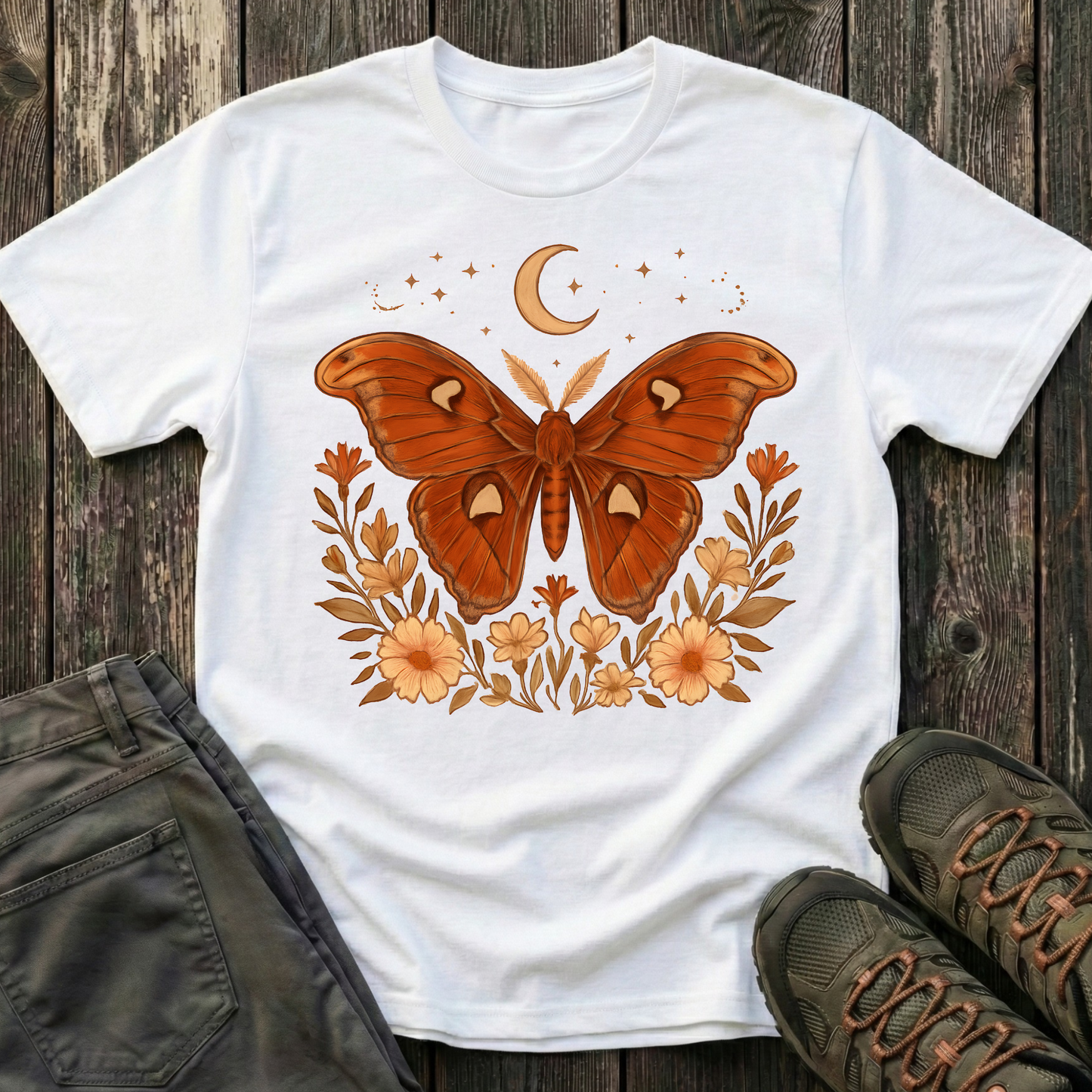 Atlas Moth Moon Bathing T-shirt