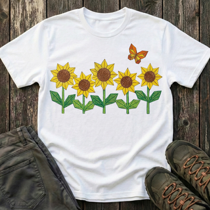 Origami Sunflowers T-shirt