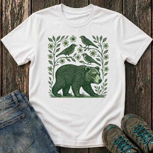 Children's Forest Bear And Friends T-shirt