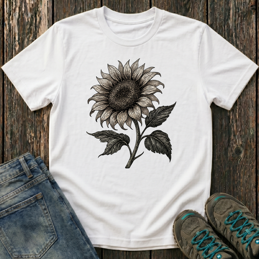Children's Vintage Sunflower T-shirt