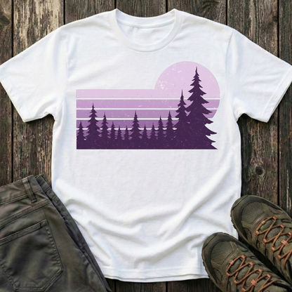 Retro Lilac Sunset T-shirt