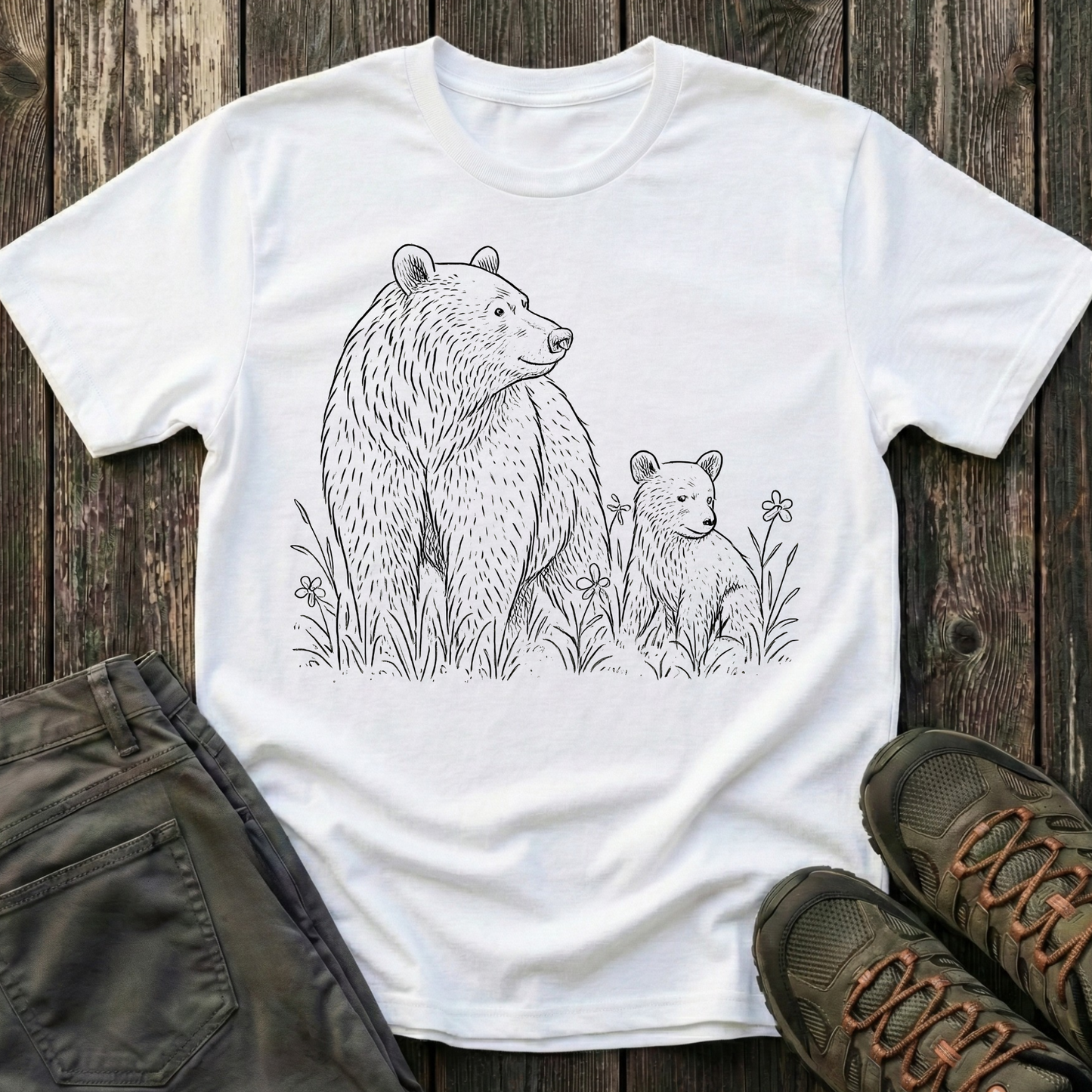 Mama and Cub Playtime T-shirt