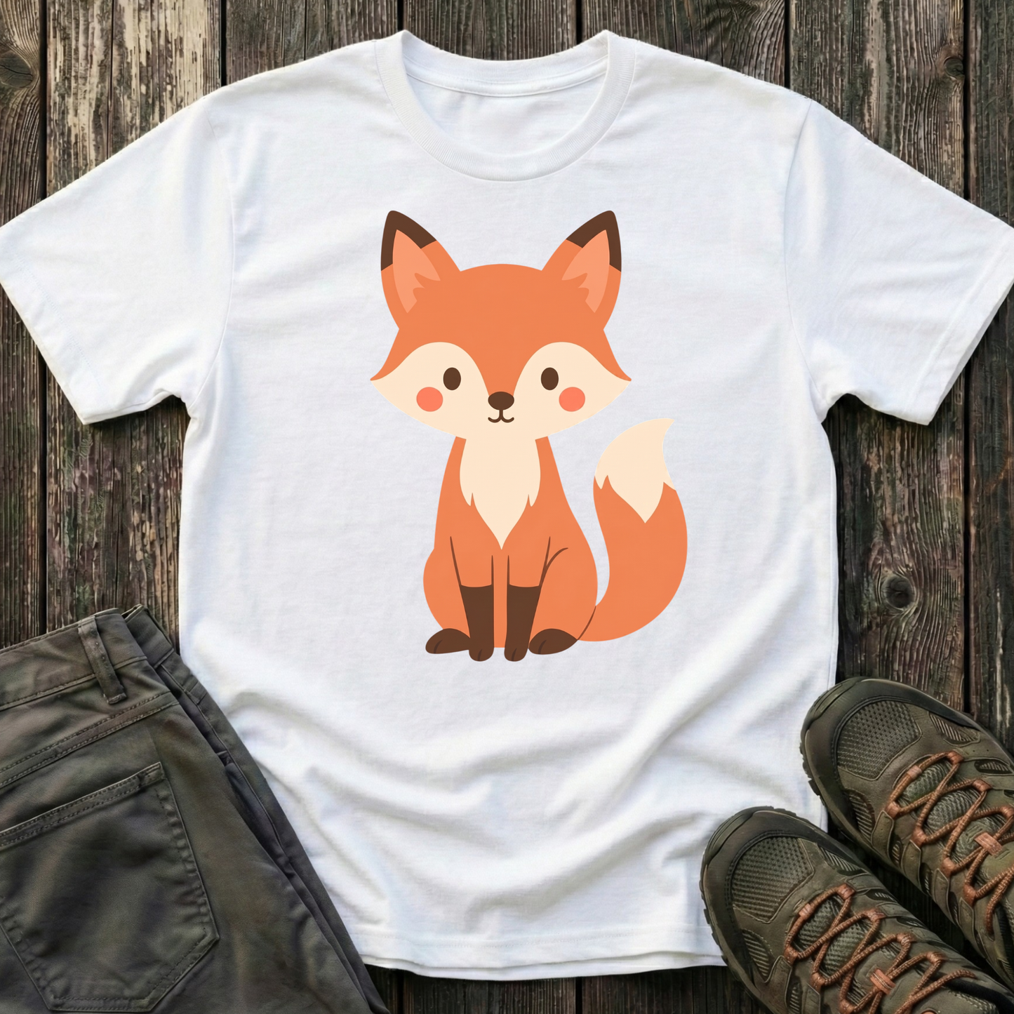 Happy Little Fox T-shirt