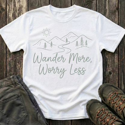 Wander More Worry Less T-shirt