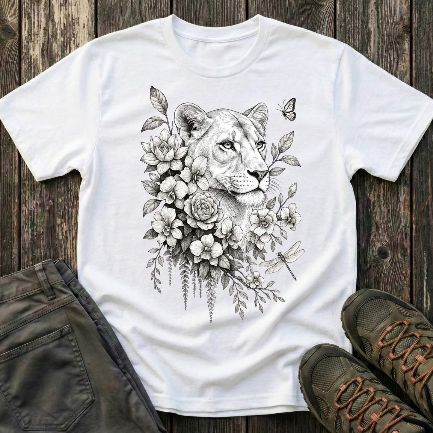 Lioness Portrait T-shirt