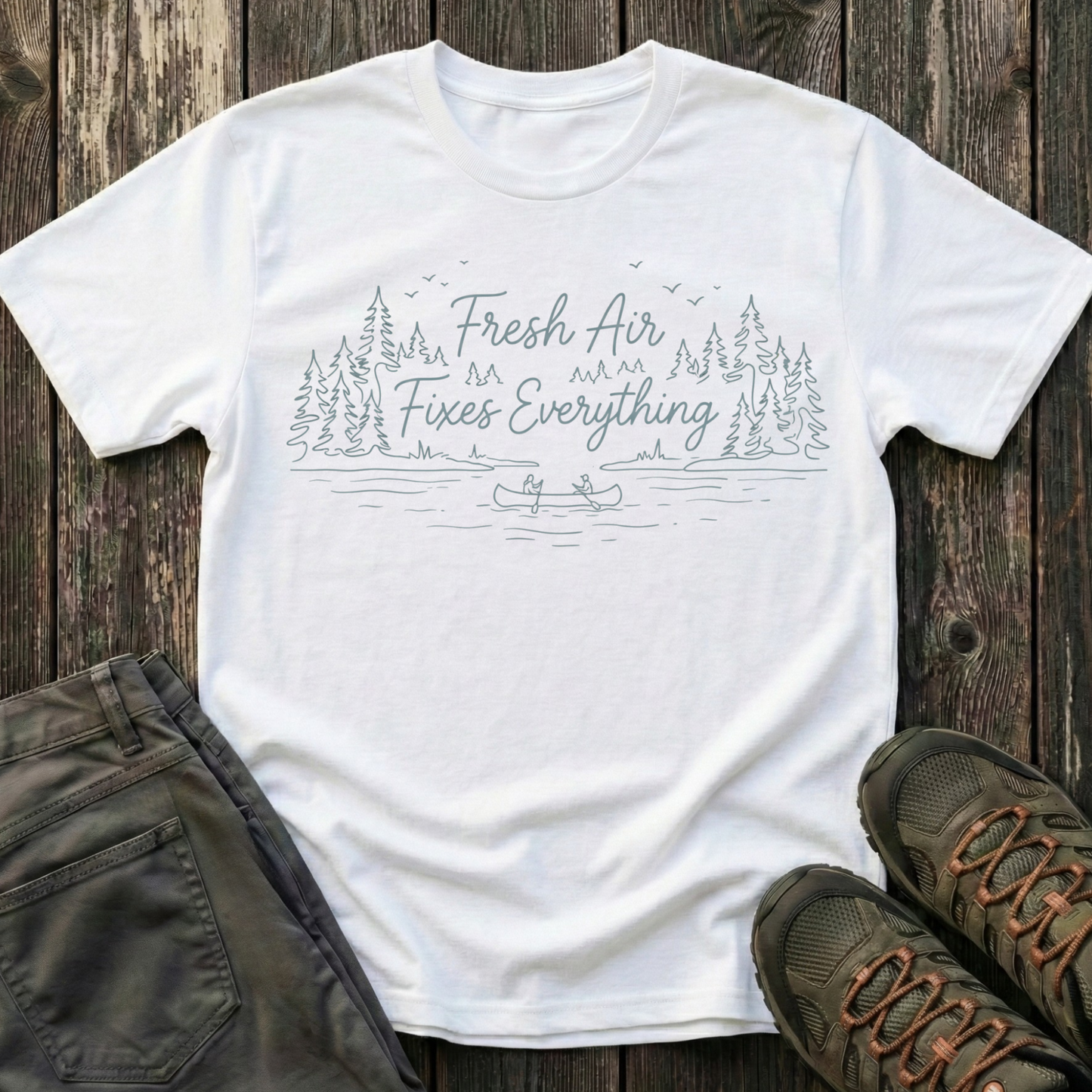 Fresh Air Fixes Everything T-shirt
