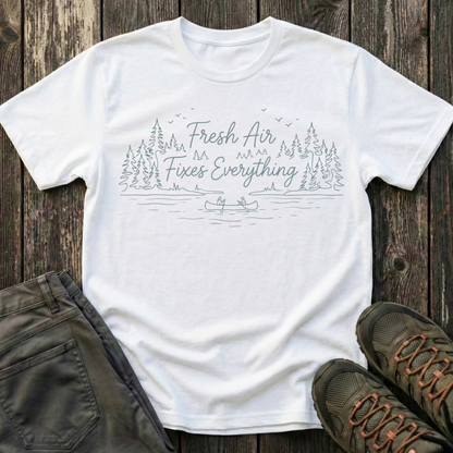 Fresh Air Fixes Everything T-shirt