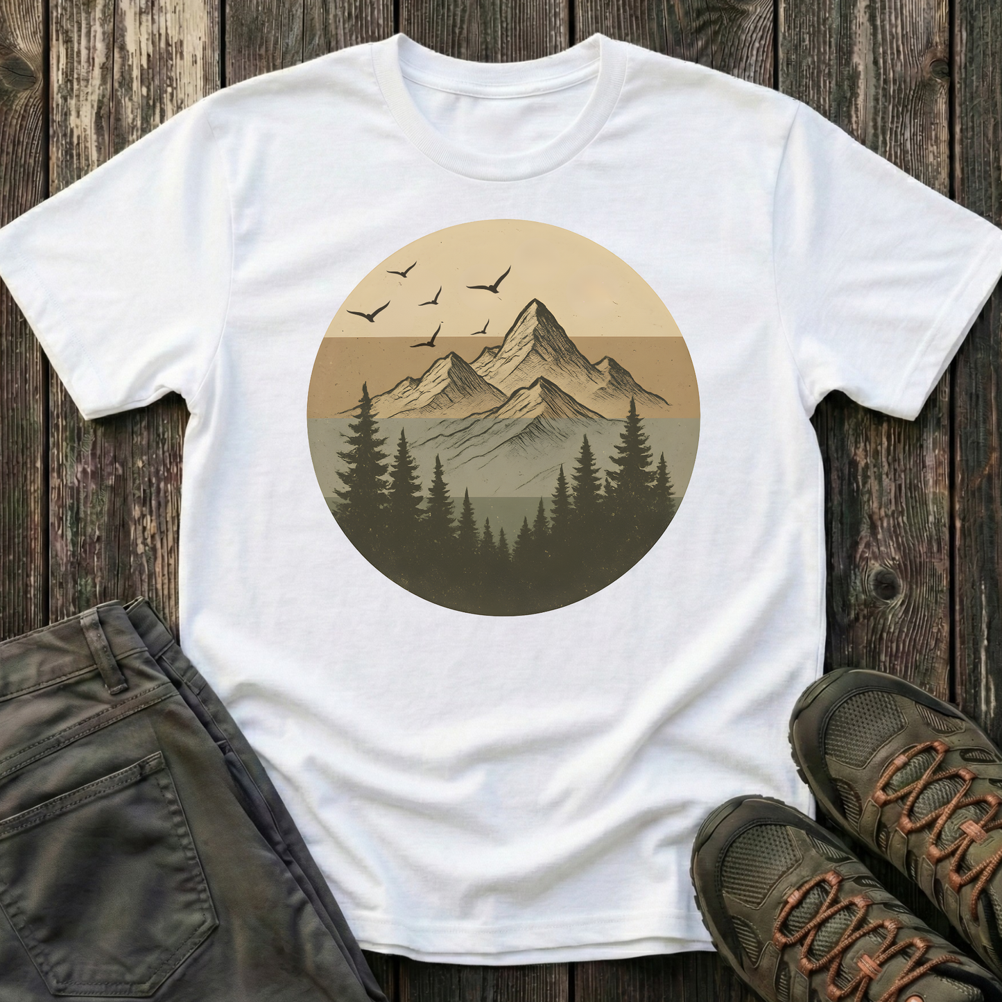Earth Tones Landscape T-shirt