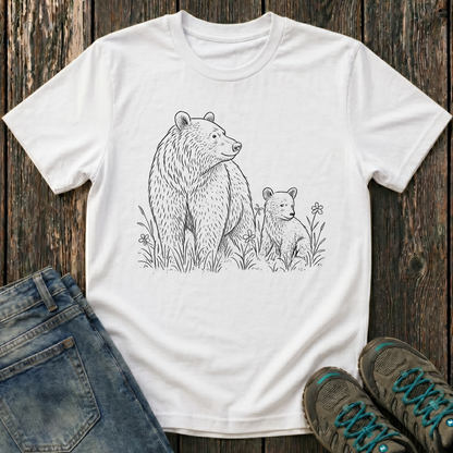 Children's Mama And Cub Playtime T-shirt