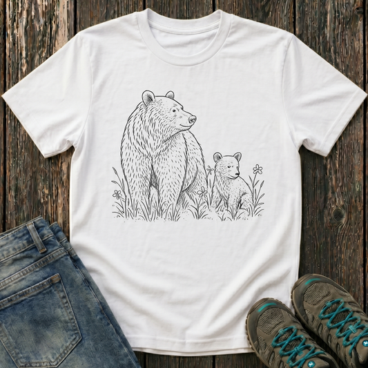 Children's Mama And Cub Playtime T-shirt