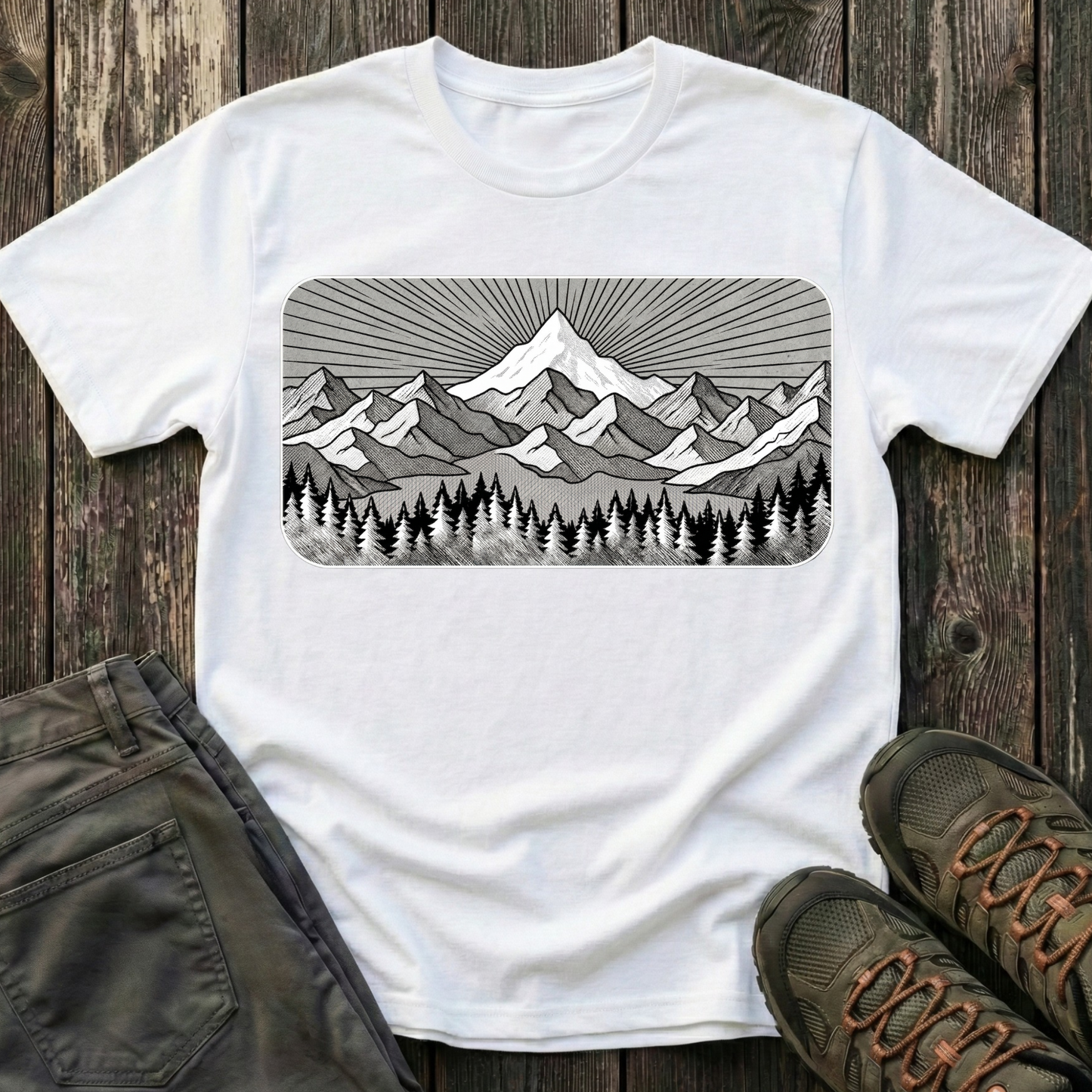 Sun Ray Peak Vintage T-shirt