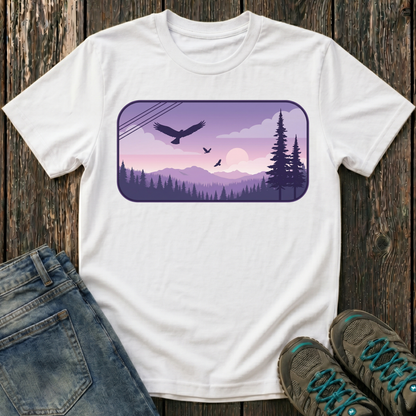 Children's Soaring Above the Twilight Pines T-shirt