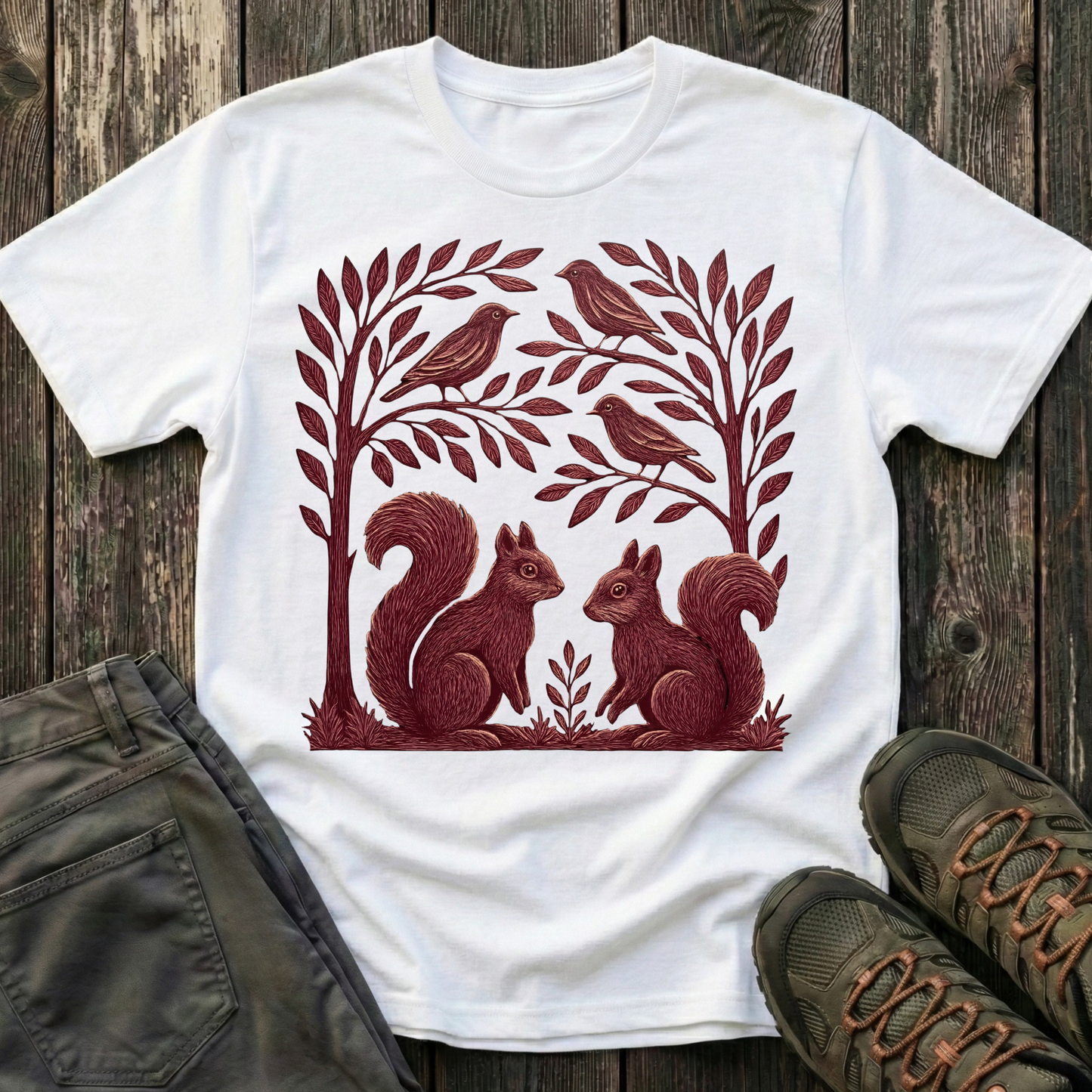 Squirrels and Friends T-shirt