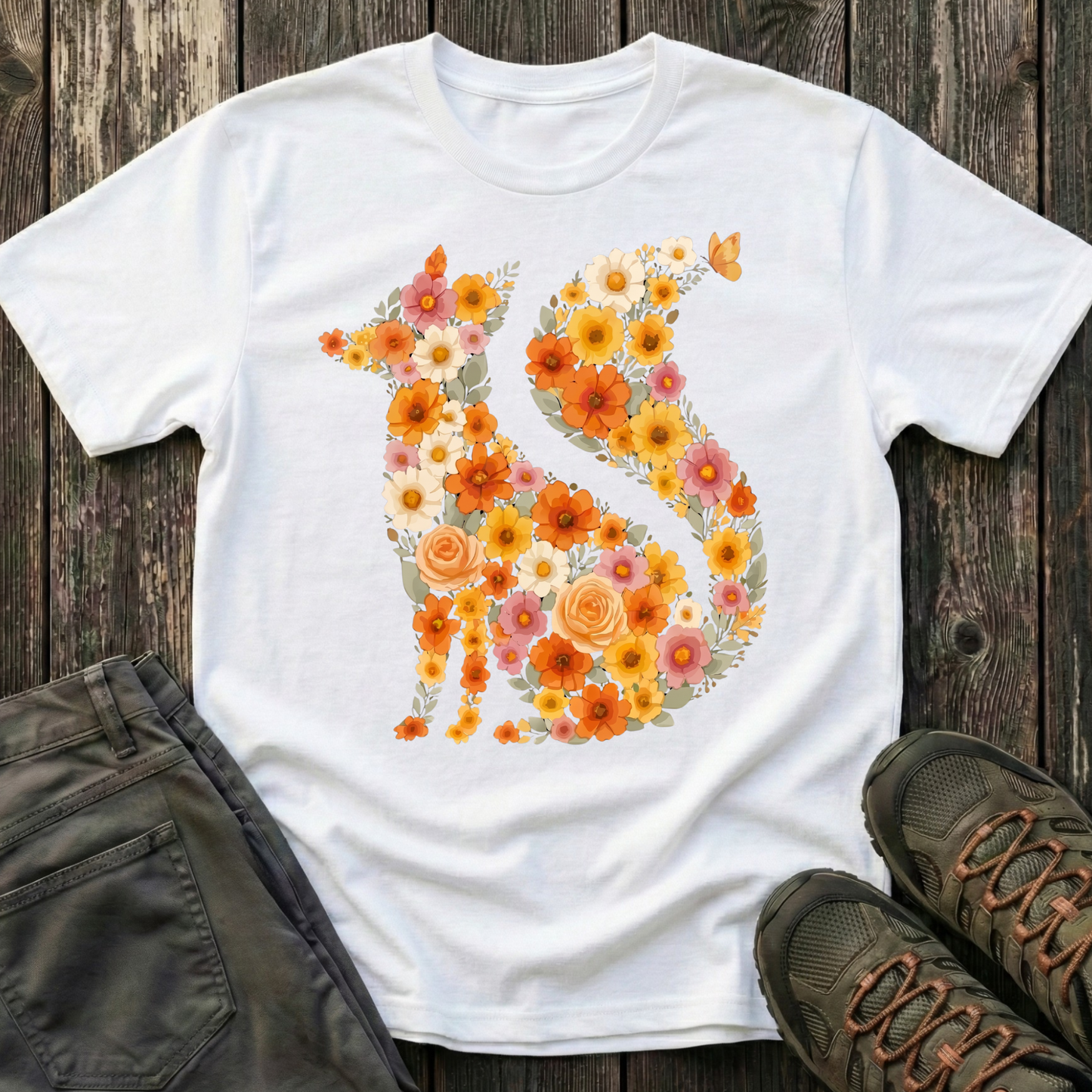 Blooming Fox T-shirt