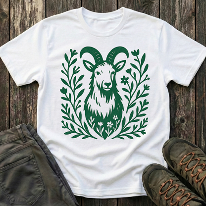 Mountain Goat Portrait T-shirt
