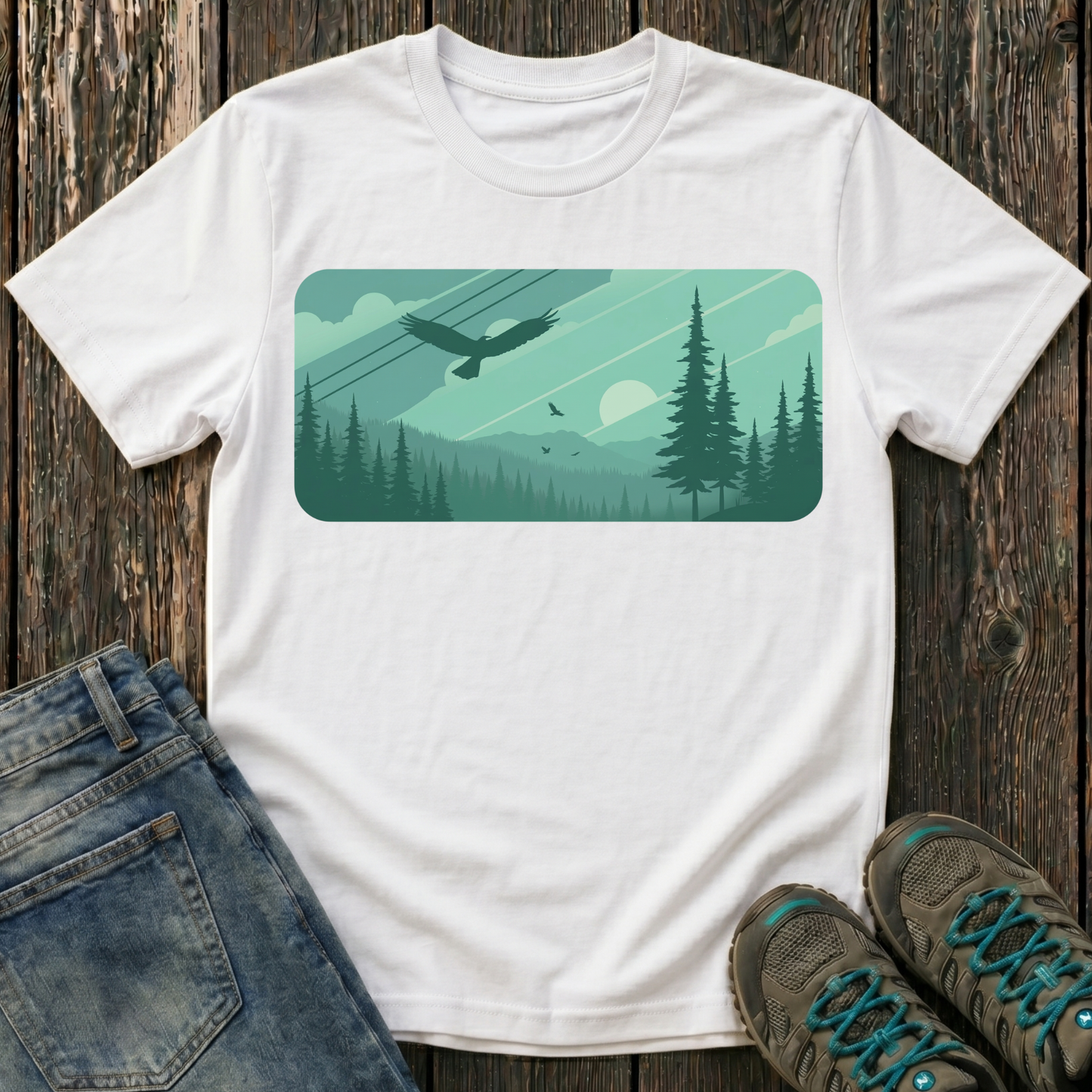 Children's Soaring Above the Pines T-shirt