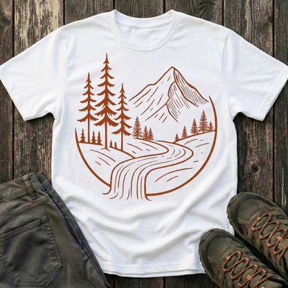 Golden River Valley T-shirt