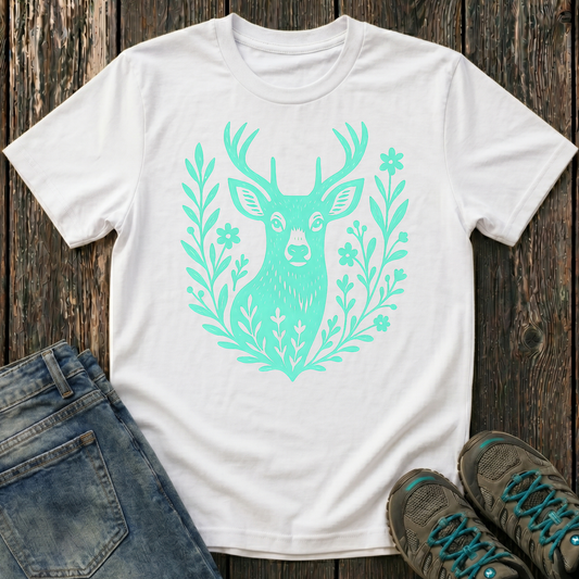 Children's Deer Portrait T-shirt